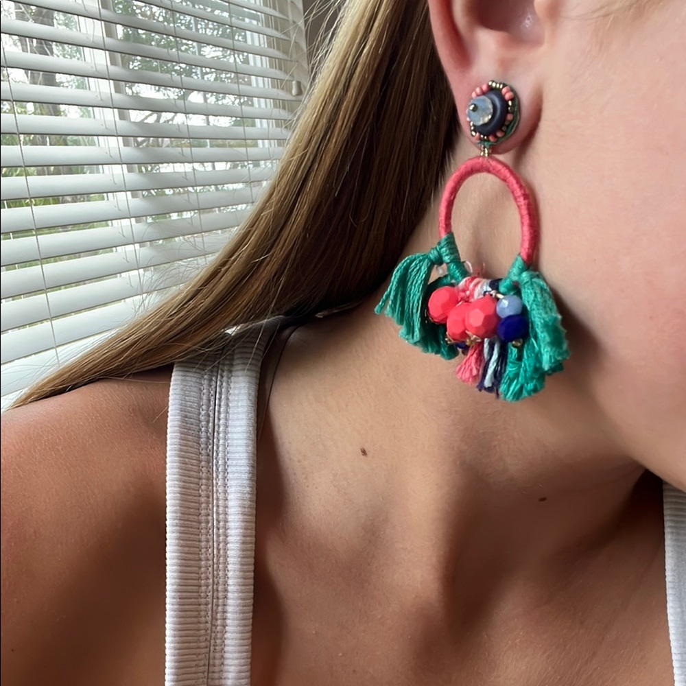 Stella & Dot Flower Power Earring Set - Picture 6 of 8